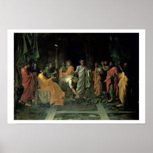 Póster Moses e a serpente de bronze (óleo em canvas)