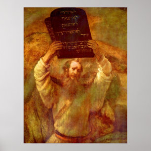 Póster Moses e os 10 mandamentos