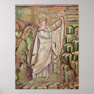 Póster Moses no monte Sinai