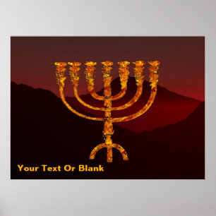 Póster Moshe's Menorah