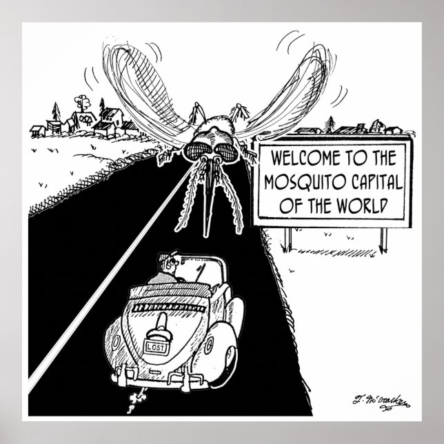 Poster Mosquito Capital do Mundo (Frente)