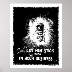 Póster Mosquito de malária