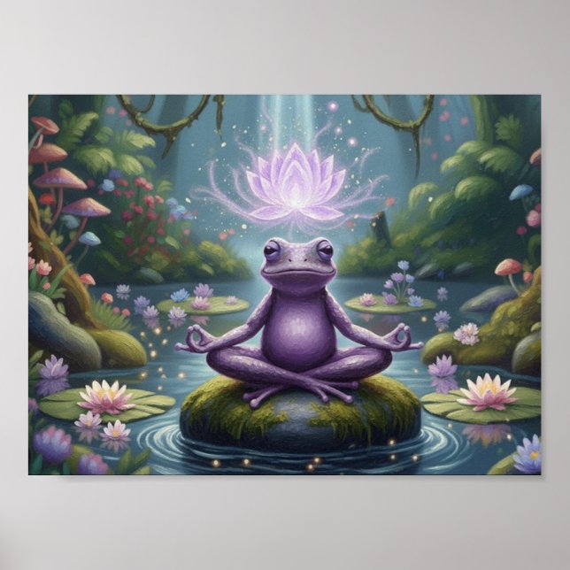 Poster MossyVioletFrog (Frente)