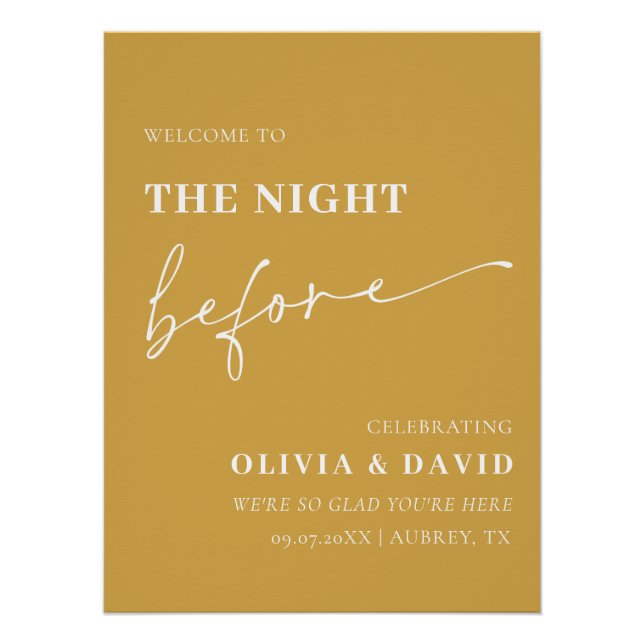 Póster Mostarda Na Noite Antes Do Sinal De Janto De Ensai (Frente)