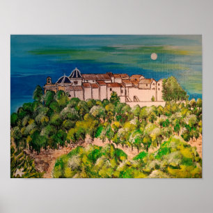 Poster Mosteiro de São Miguel Pintura de Alfred Fox