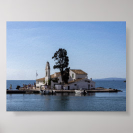 Poster Mosteiro de Vlacherna em Corfu