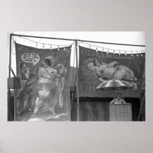 Póster Mostra lateral da cidade da planta, 1939