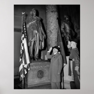 Poster Mostrando amor a Jefferson Davis, 1930