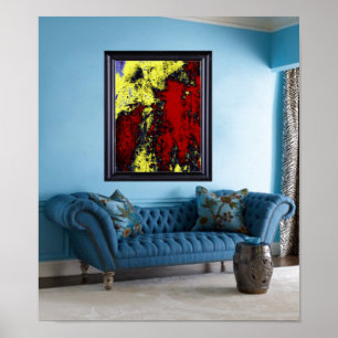 Póster Mostrando arte: CORES ESPILADAS Abstrato$ 9,95