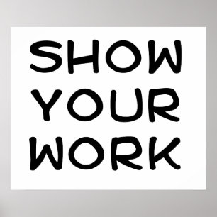 Póster Mostre seu trabalho