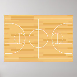 Poster Mostre suas cores - Basquete