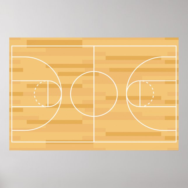 Poster Mostre suas cores - Basquete (Frente)