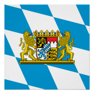 Póster Mostre suas cores - Bayern/Baviera