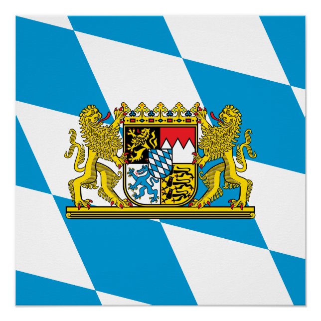 Póster Mostre suas cores - Bayern/Baviera (Frente)