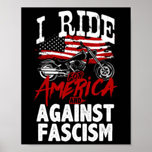 Poster Mota anti-Trump resiste contra protesto de fascism