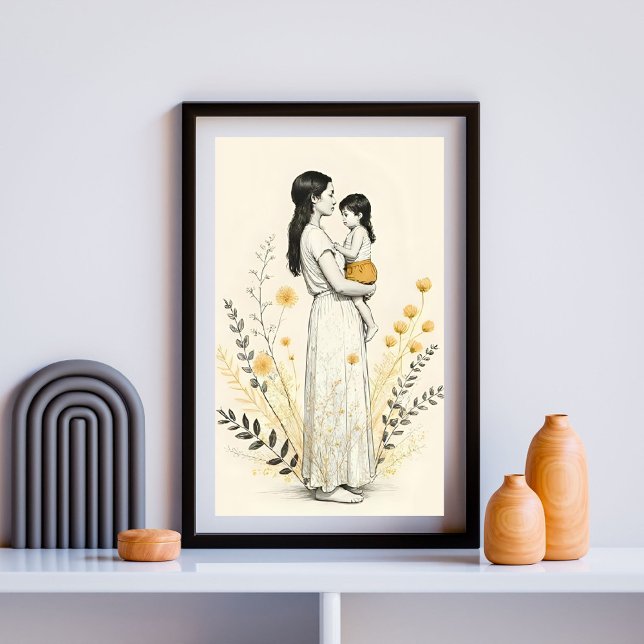 Poster Mother and Child X (Criador carregado)