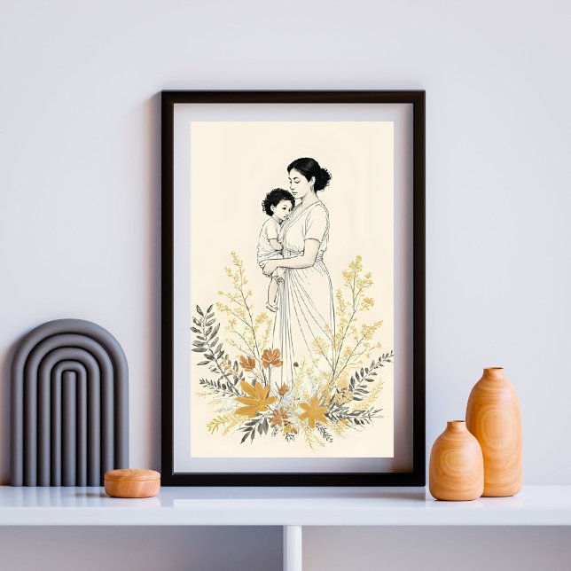 Poster Mother and Child XV (Criador carregado)