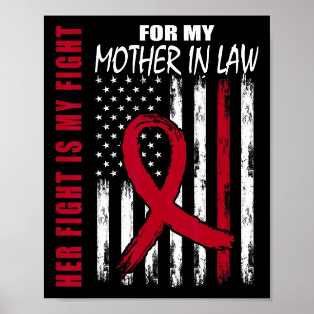 Poster Mother In Law Multiple Myeloma Awareness American  (Frente)