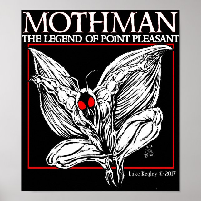 Poster Mothman: A Lenda do Agradável Ponto (Frente)