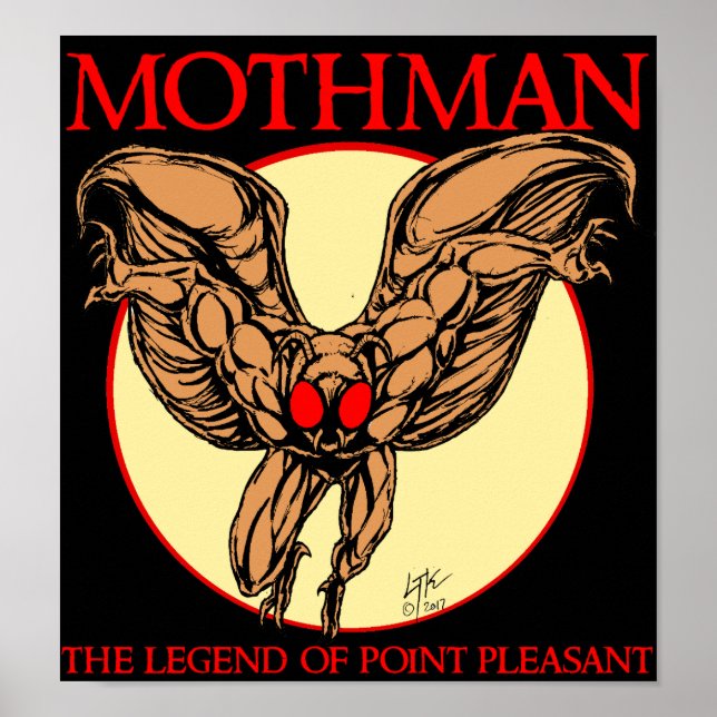 Poster Mothman: A Lenda do Agradável Ponto (Frente)