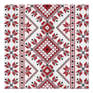 Póster Motif tradicional romeno, Motif tradicional romeno