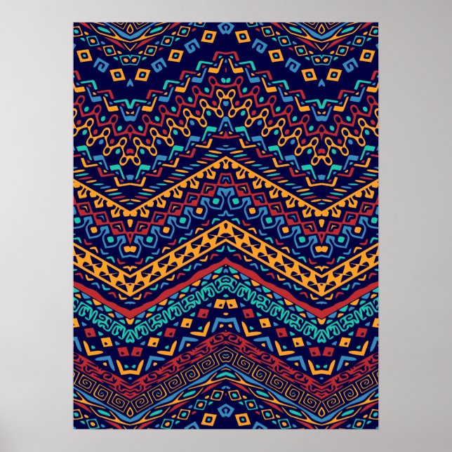 Poster Motifs Étnicos (Frente)