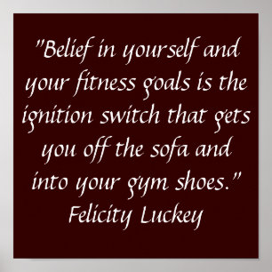 Póster Motivação ao exercício