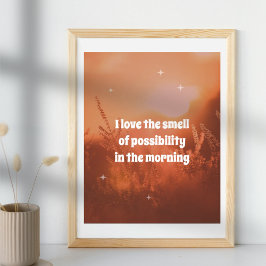 Poster Motivação cita sol nascer sol manhã laranja