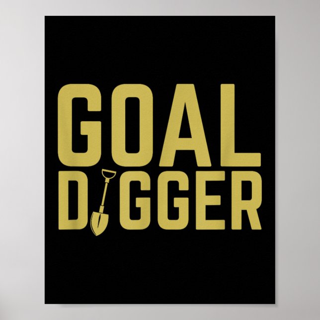 Poster Motivação da Equipe de Vendas Engraçado do Digger  (Frente)