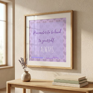 Poster Motivação da Lavanda de Chic Chic Cute