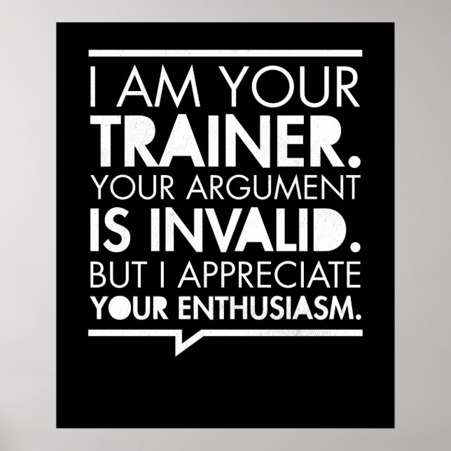 Poster Motivação da Malhação do Treinador Pessoal (Frente)