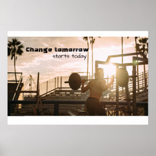 Poster Motivação da manhã