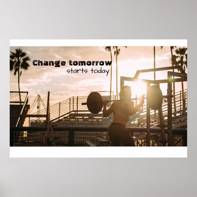 Poster Motivação da Manhã (Frente)