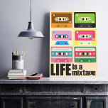 Póster Motivação de Cassete de MixTape 80<br><div class="desc">Oitenta e oito Poster de fita cassete - Não se engane se há definitivamente uma arte para fazer de uma fita mixada incrível. Muito parecido com a arte de ter uma vida feliz e realizadora. Quer você estivesse tentando conquistar o coração de alguém ou simplesmente ligar seus amigos para algumas...</div>