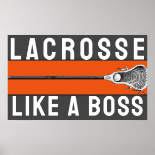 Poster Motivação de Lacrosse