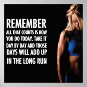 Poster Motivação de Workout