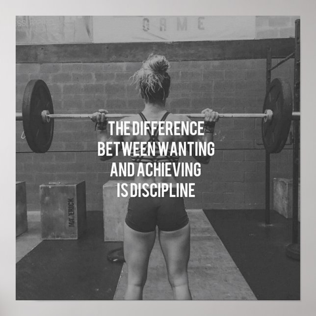 Póster Motivação de Workout (Frente)