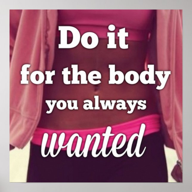 Poster Motivação de Workout (Frente)