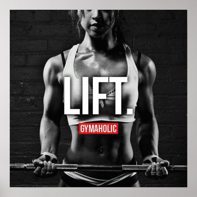 Poster Motivação de Workout (Frente)