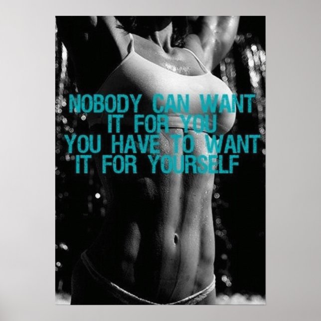 Poster Motivação de Workout (Frente)