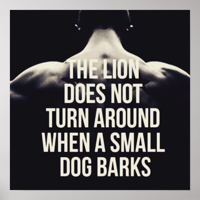 Póster Motivação de Workout (Frente)