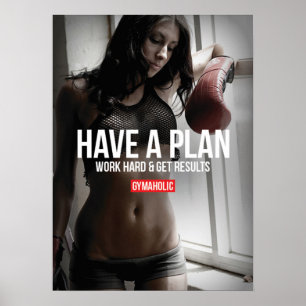 Póster Motivação de Workout