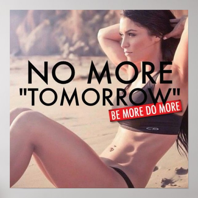 Póster Motivação de Workout (Frente)