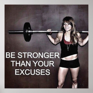 Poster Motivação de Workout