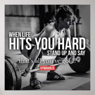 Poster Motivação de Workout