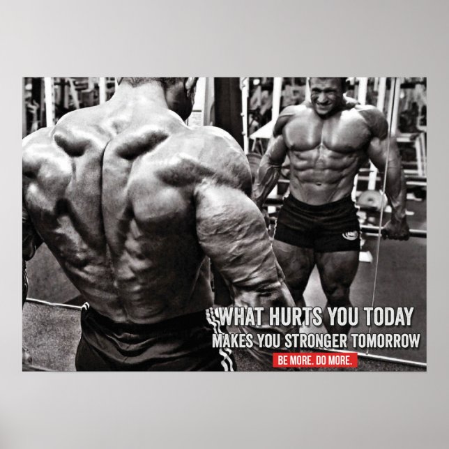 Póster Motivação de Workout (Frente)