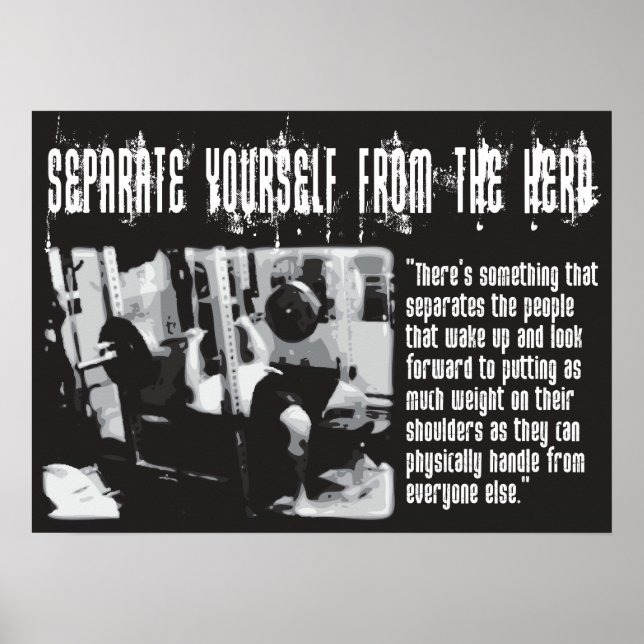 Póster Motivação de Workout (Frente)