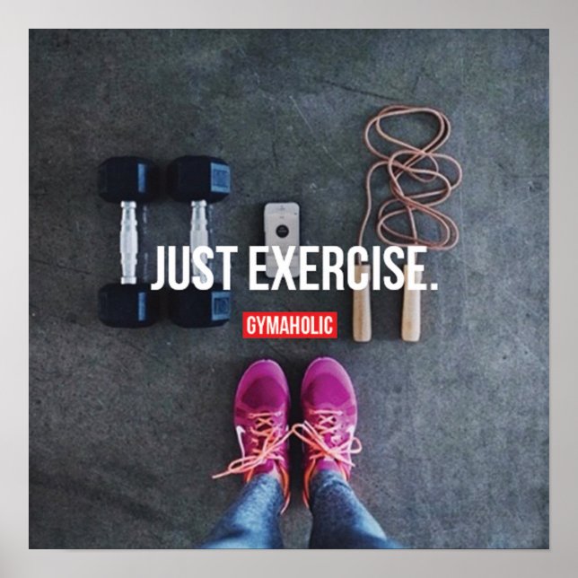 Póster Motivação de Workout (Frente)