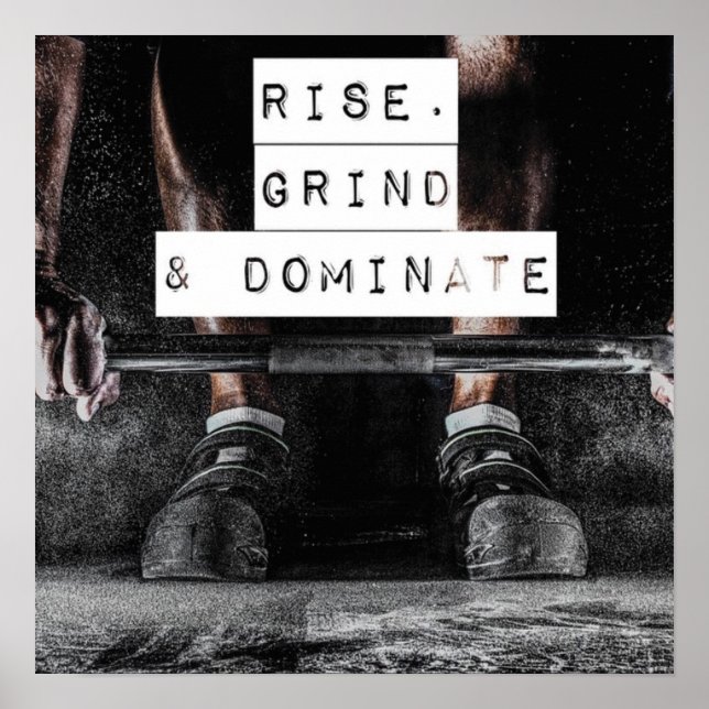 Póster Motivação de Workout (Frente)