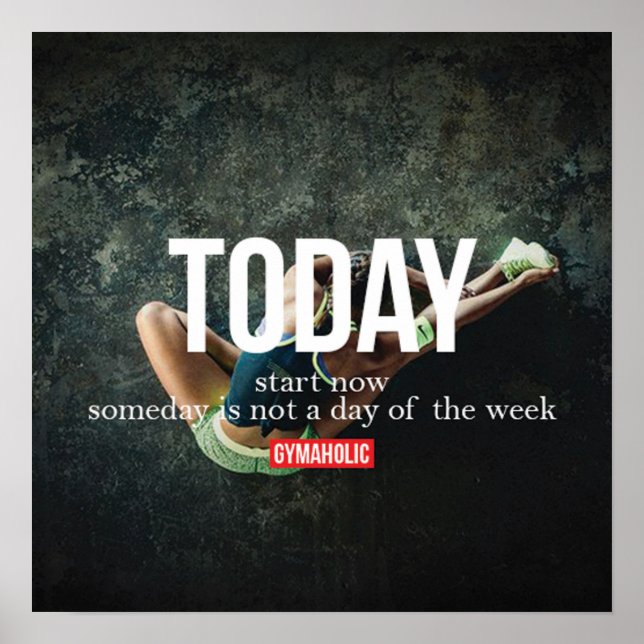 Póster Motivação de Workout (Frente)